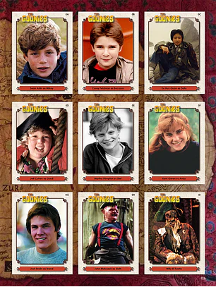 The Goonies coleccionador cards PDF