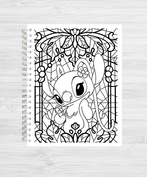 Libro para colorear "ÁNGEL 100%" 