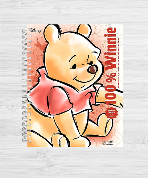 Libro para colorear "Winnie The Pooh 100%" 
