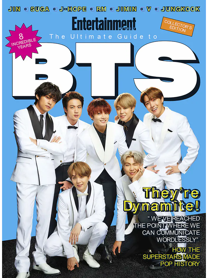 Revista BTS Entertainment Weekly Abril 2021 - Portada BTS (Coleccionable / ARMY) 1