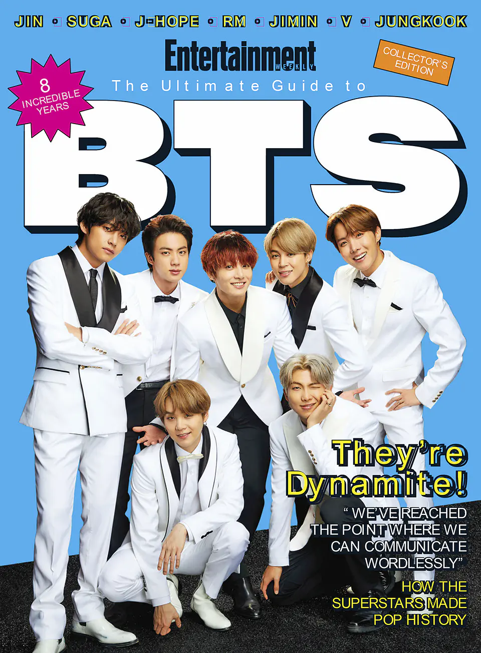 Revista BTS Entertainment Weekly Abril 2021 - Portada BTS (Coleccionable / ARMY) 1