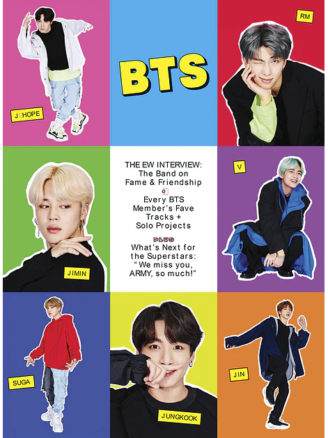 Revista BTS Entertainment Weekly Abril 2021 - Portada BTS (Coleccionable / ARMY) 2