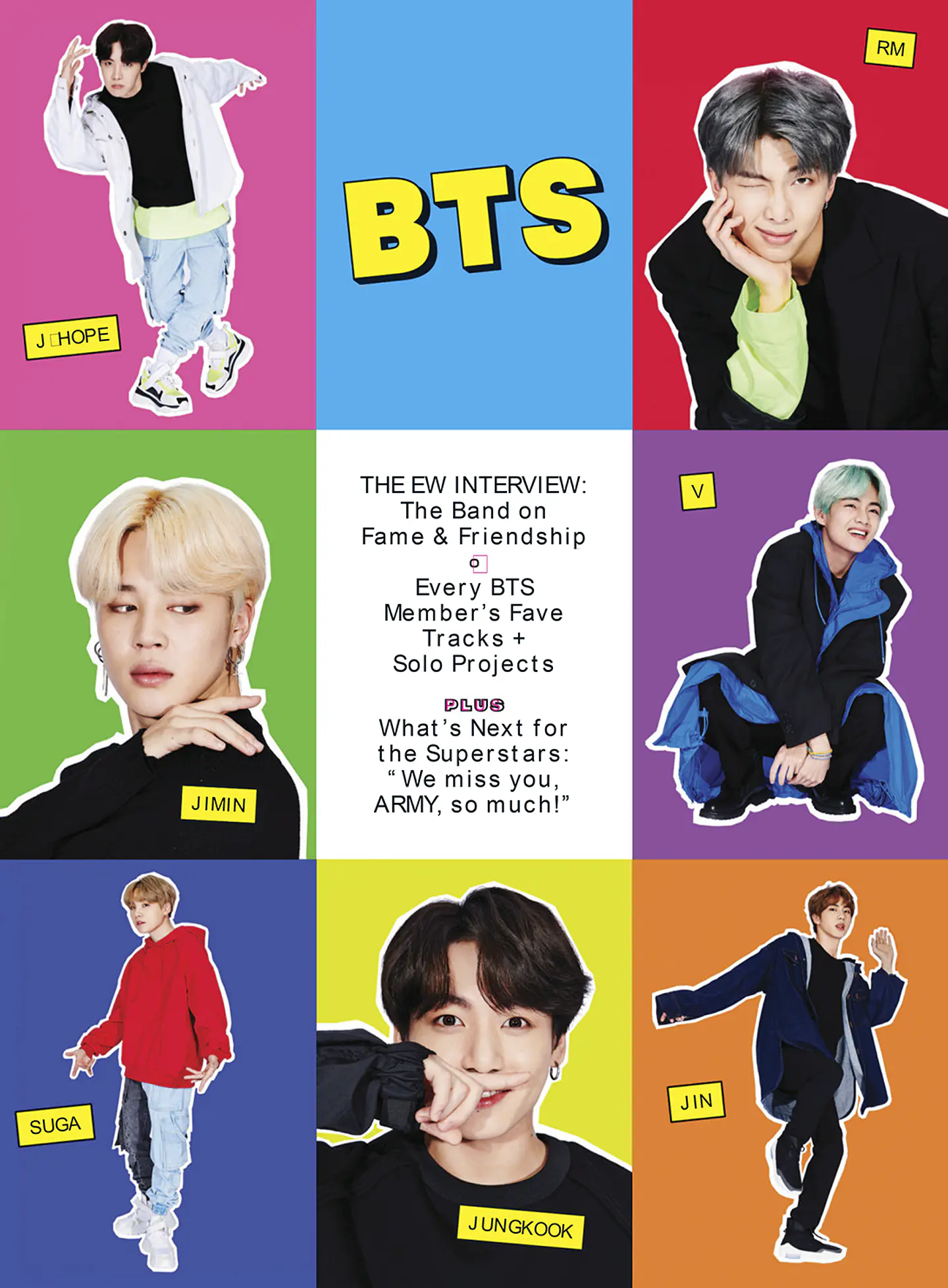 Revista BTS Entertainment Weekly Abril 2021 - Portada BTS (Coleccionable / ARMY) 2