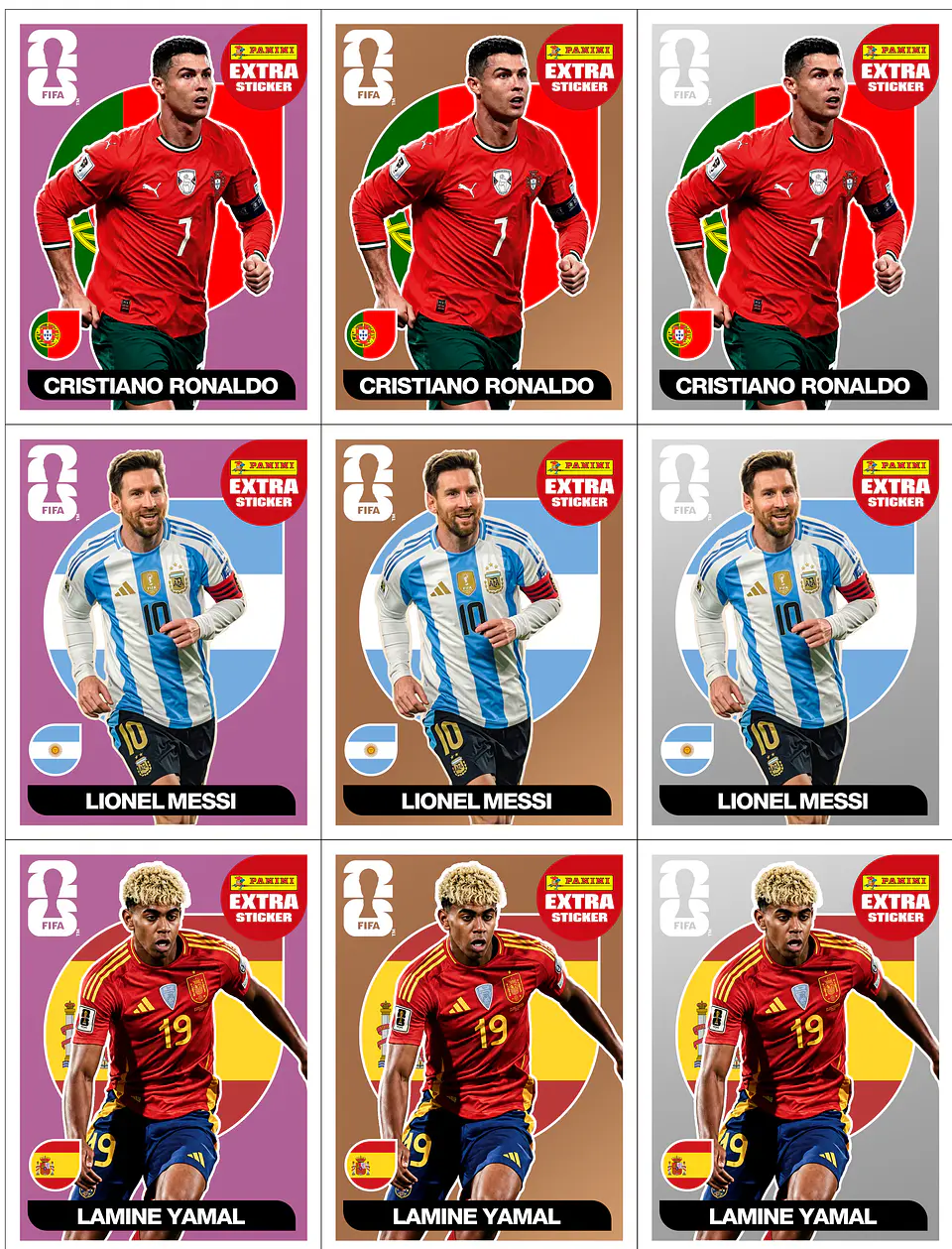 Álbum para los extra stickers mundial 2026 en pdf 7