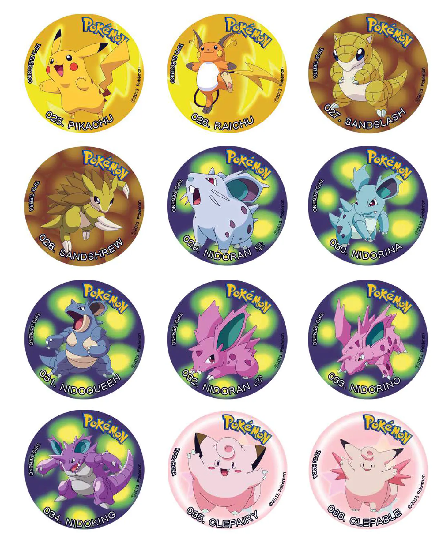 Tazos Pokémon en pdf 1