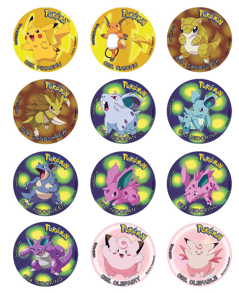 Tazos Pokémon en pdf 1