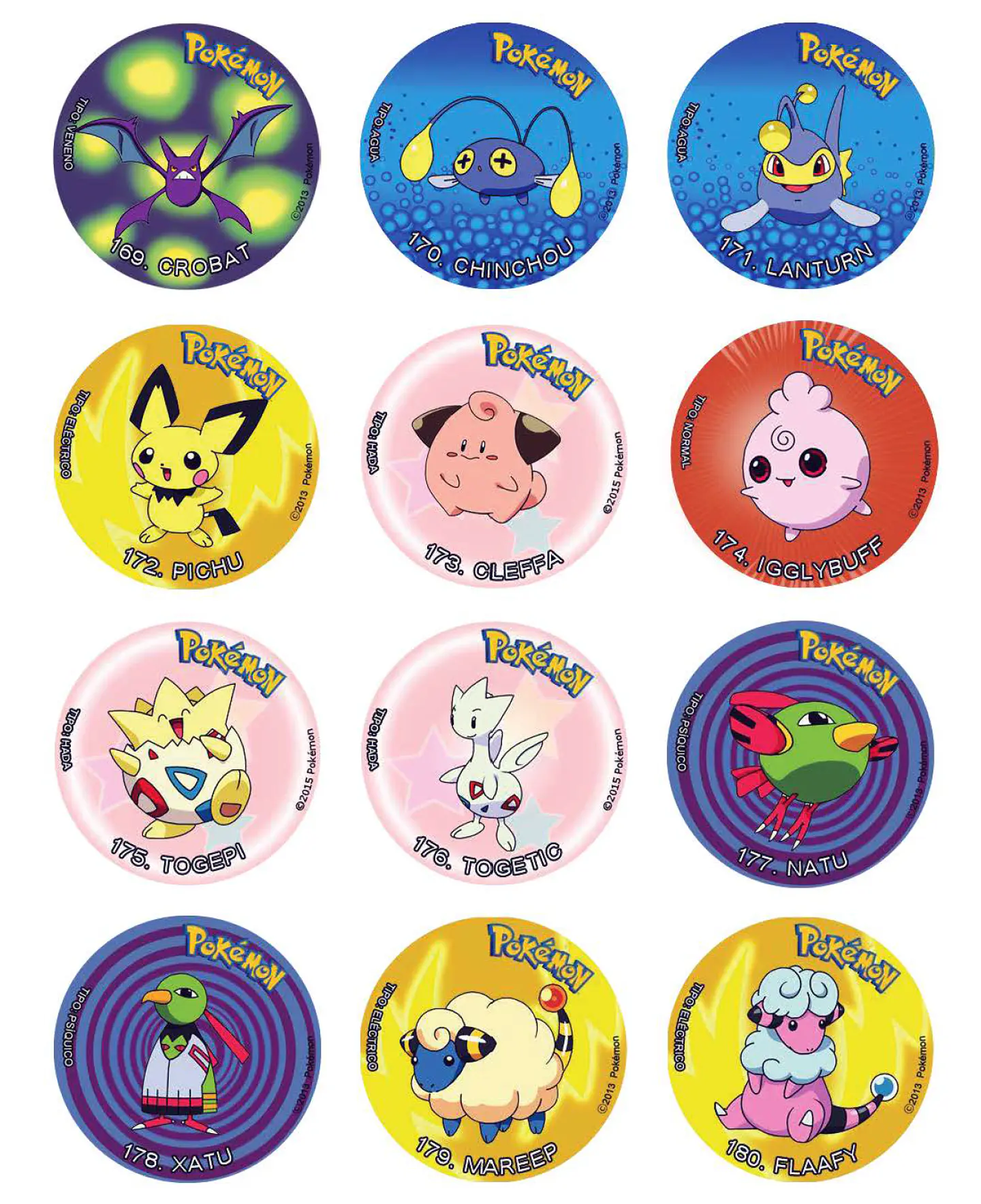 Tazos Pokémon en pdf 3