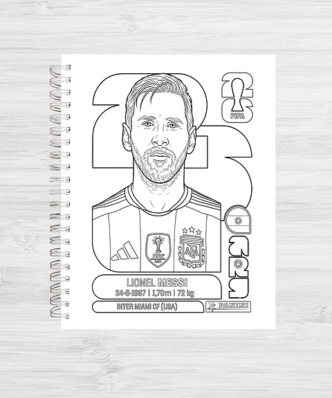  Libro para Colorear: Estrellas del Mundial 2026