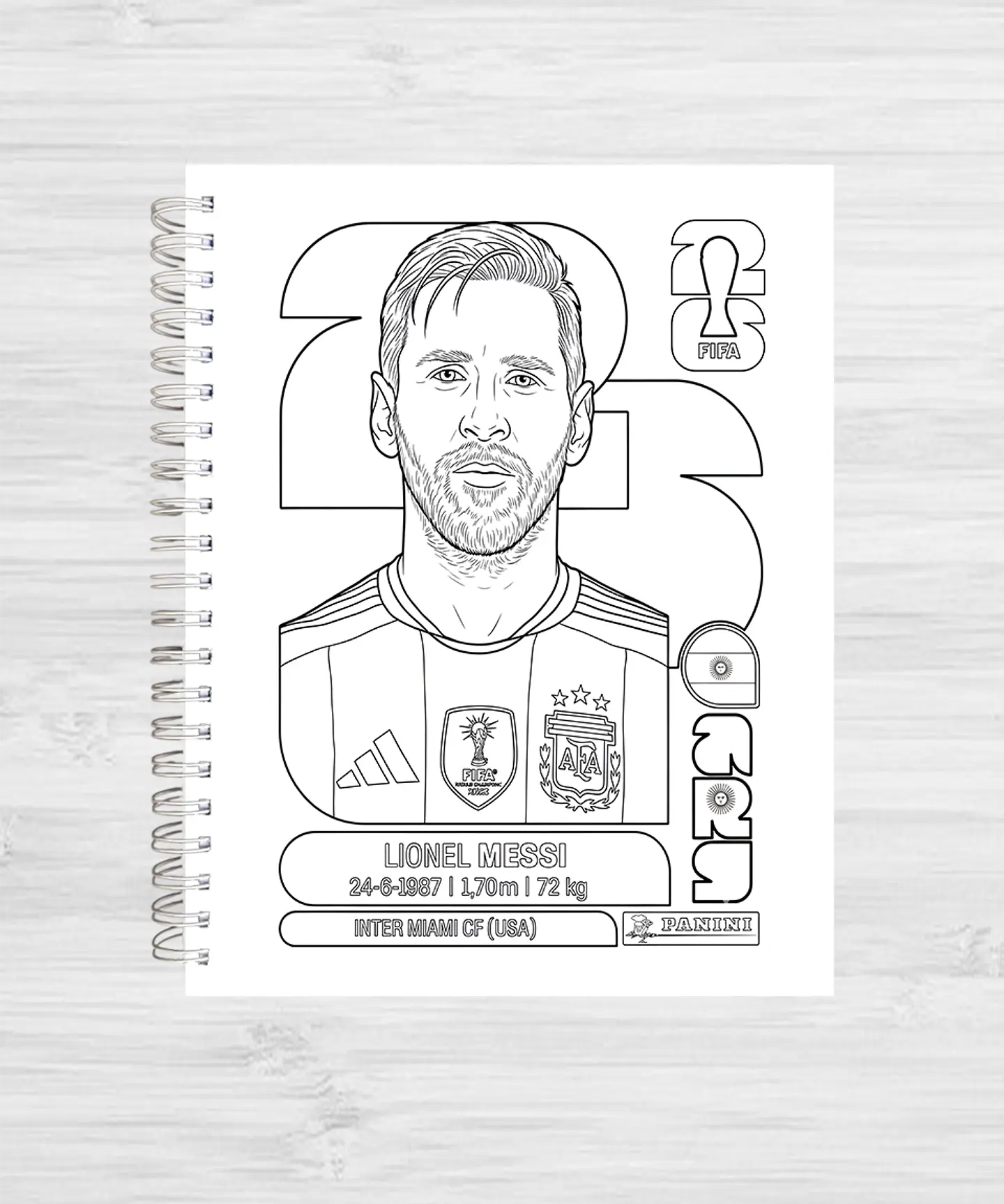  Libro para Colorear: Estrellas del Mundial 2026 2