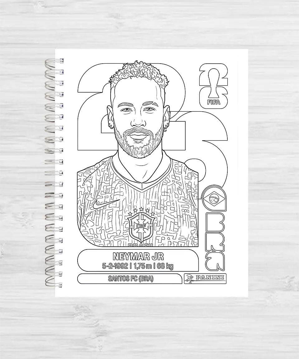  Libro para Colorear: Estrellas del Mundial 2026 6