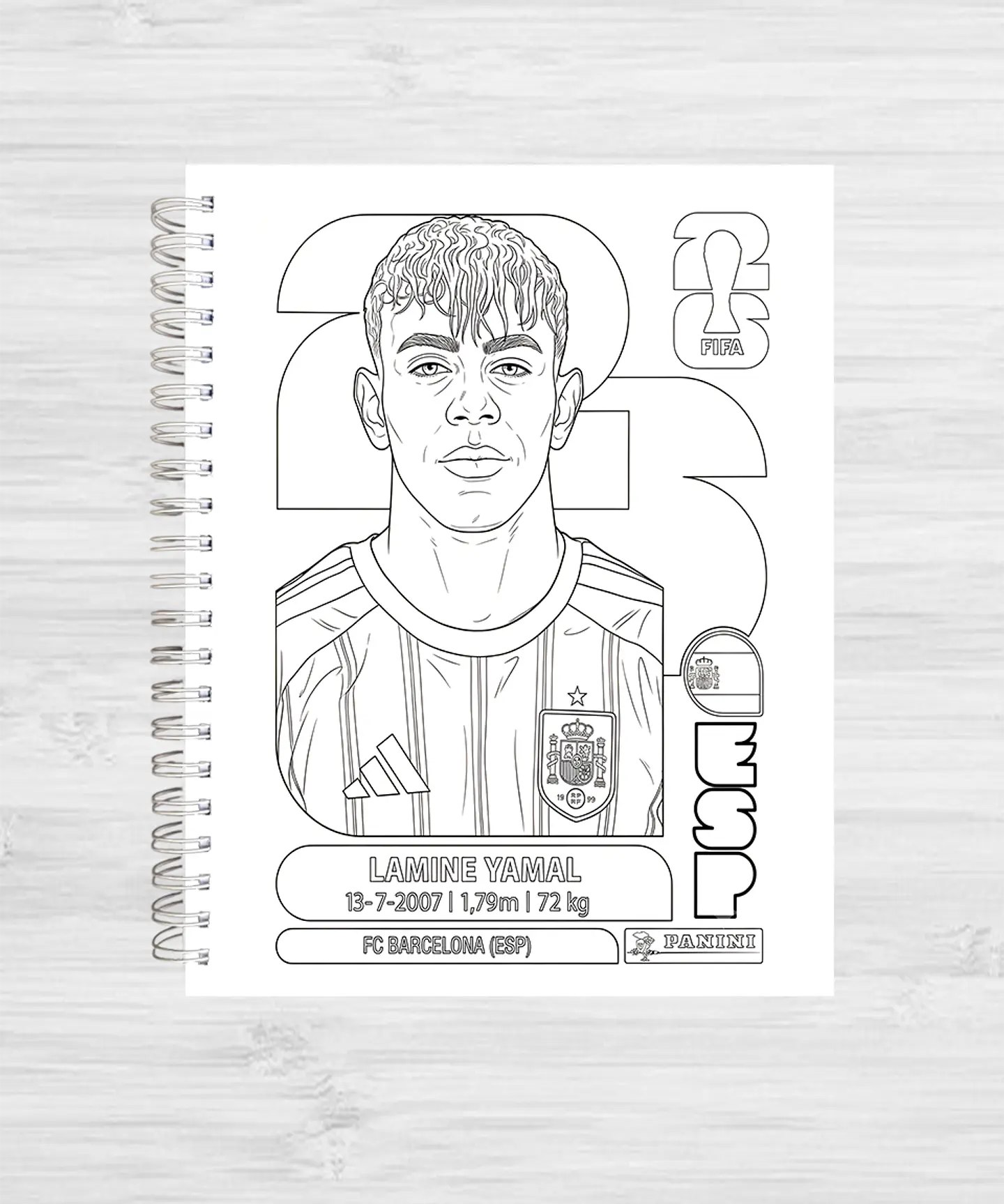  Libro para Colorear: Estrellas del Mundial 2026 7
