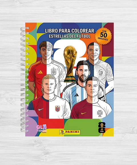  Libro para Colorear: Estrellas del Mundial 2026