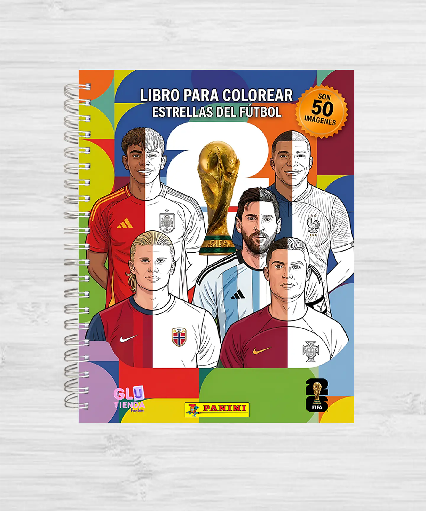  Libro para Colorear: Estrellas del Mundial 2026 1