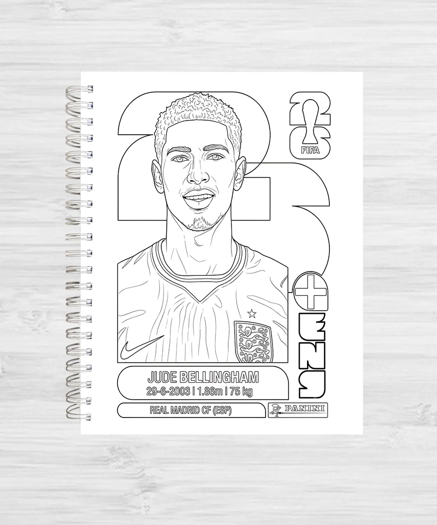  Libro para Colorear: Estrellas del Mundial 2026 5