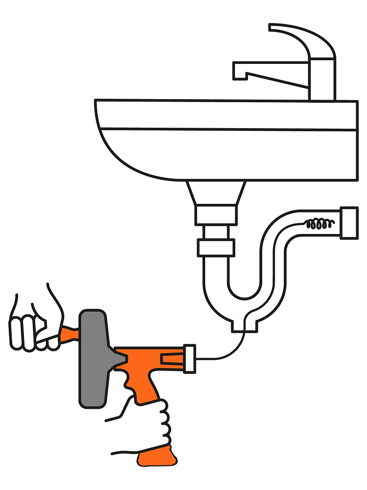 Destapacaños de 7.6 m para taladro, con mango, Truper 12280 2