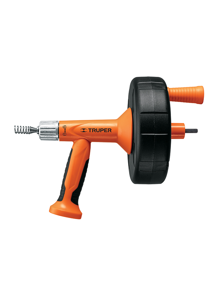 Destapacaños de 7.6 m para taladro, con mango, Truper 12280 1