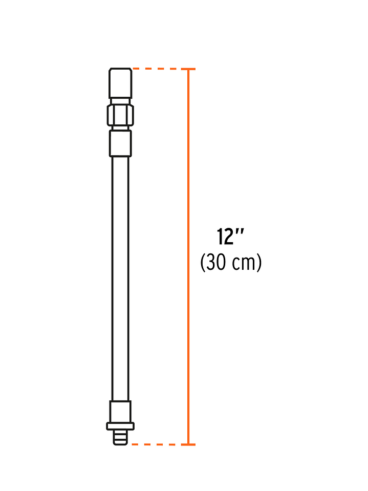 Extensión flexible para inyectores de grasa, Truper 14862 3
