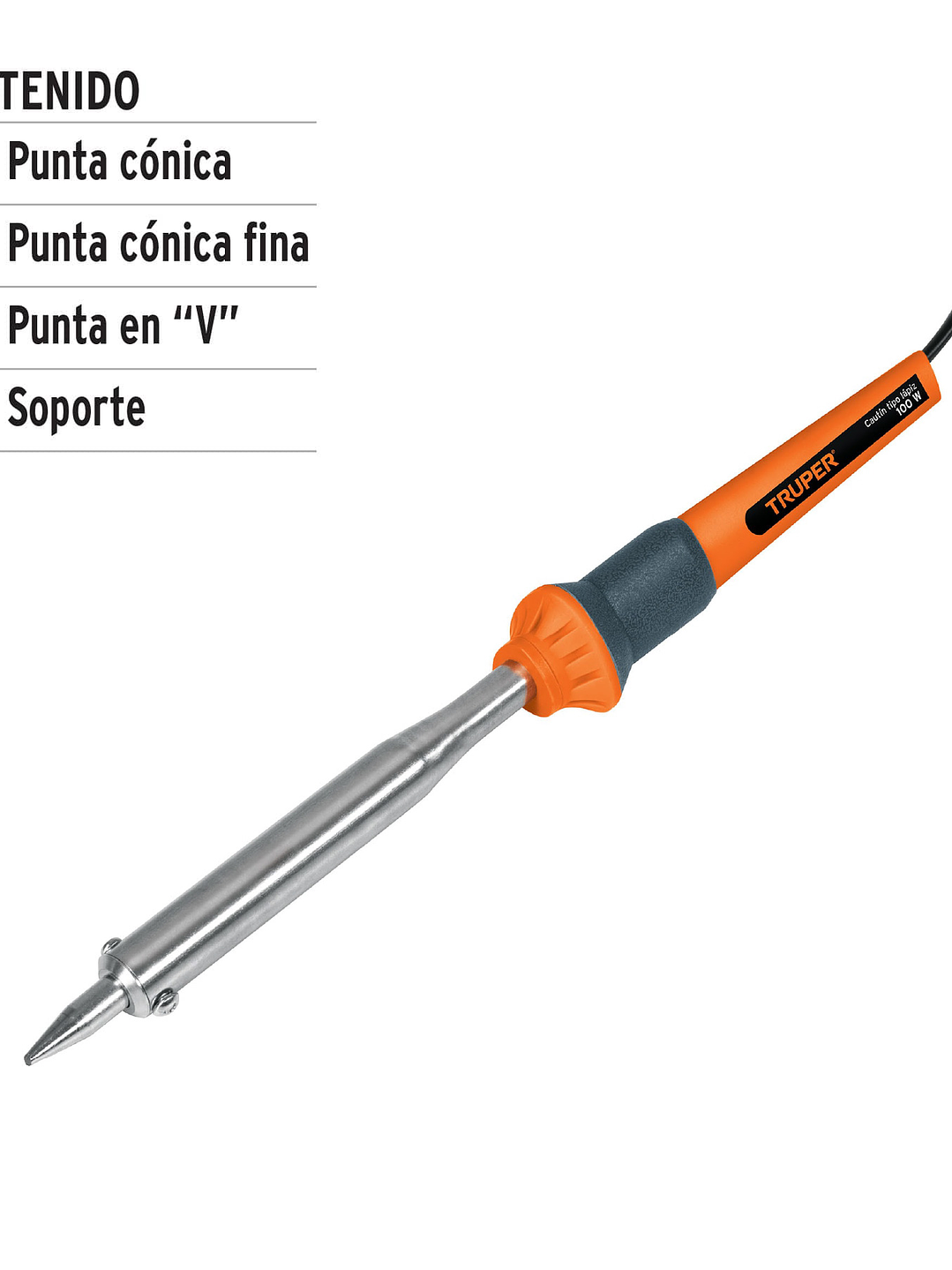 Cautín 100 W tipo lápiz para trabajo pesado, Truper 14623 2