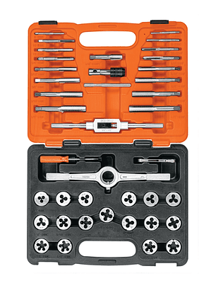 Juego de 40 piezas de machuelos y tarrajas, Truper 11442