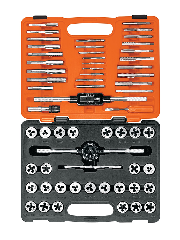 Juego de 60 piezas de machuelos y tarrajas, Truper 11443 1