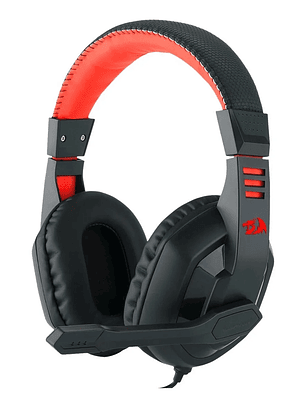 Auriculares Gamer Redragon Gamer Ares H120 Negro Y Rojo