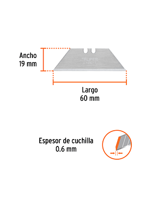Dispensador con 10 cuchillas para NV-7 y NM-7, Truper 19656