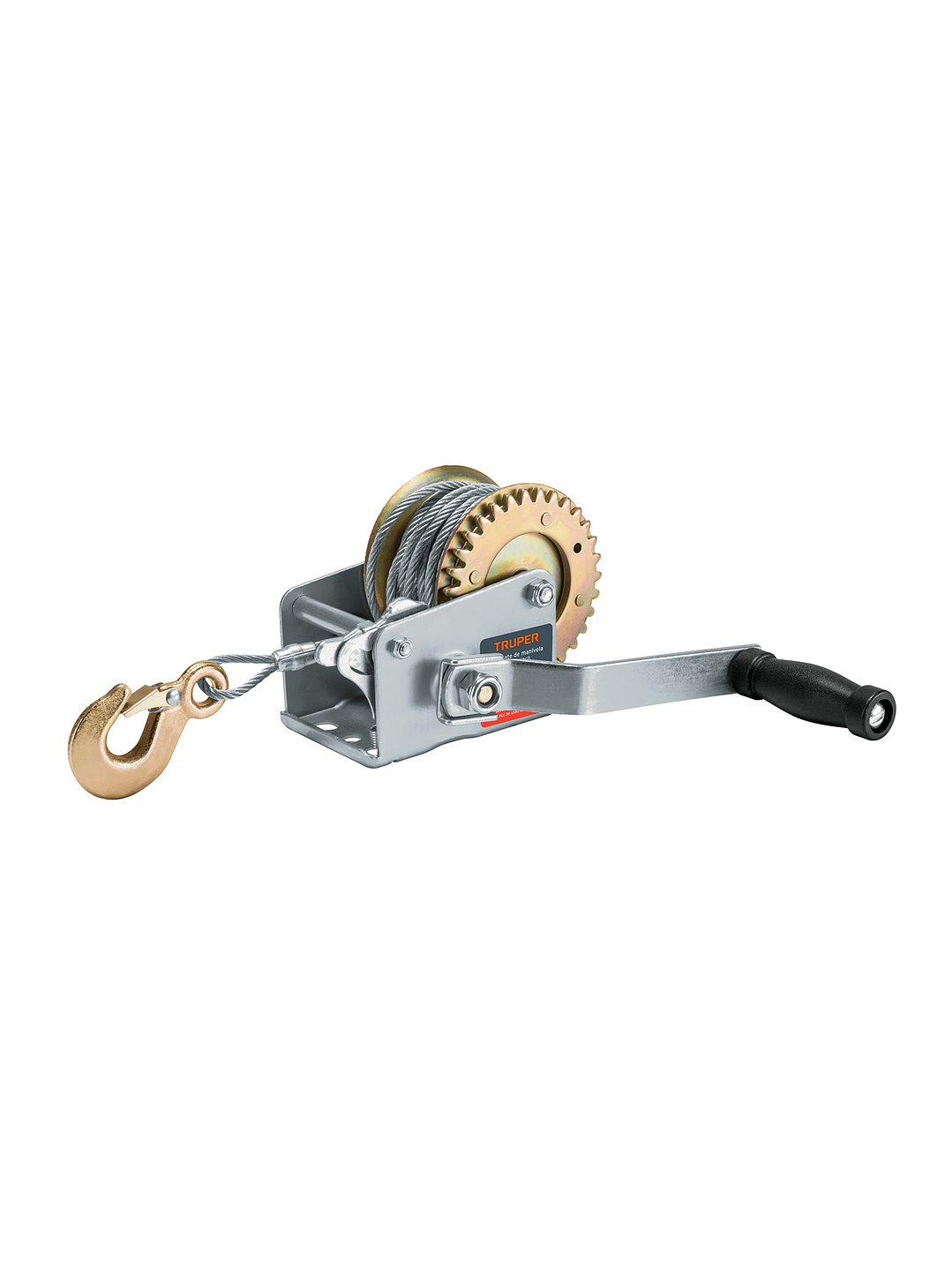Malacate de manivela 300 kg con cable, Truper 14719 1