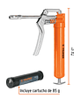 Mini inyector de grasa 3 oz, 3000 PSI, Truper 14911 - Miniatura 3