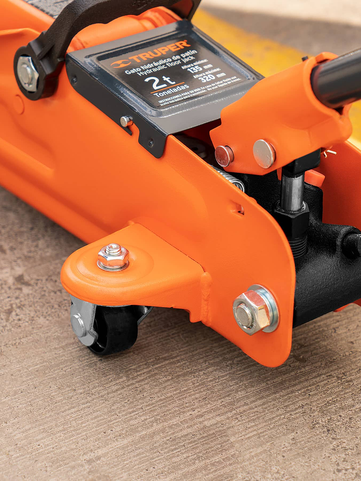 Gato hidráulico de patín, 2t, 30 movimientos, Truper 14944 3