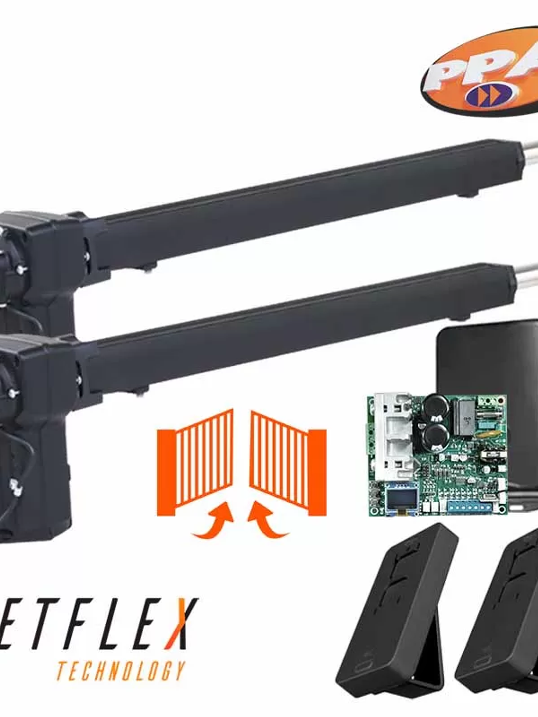 Motor Puerta Batiente Pivo Condominium Super Jetflex Ppa (doble hoja) 4