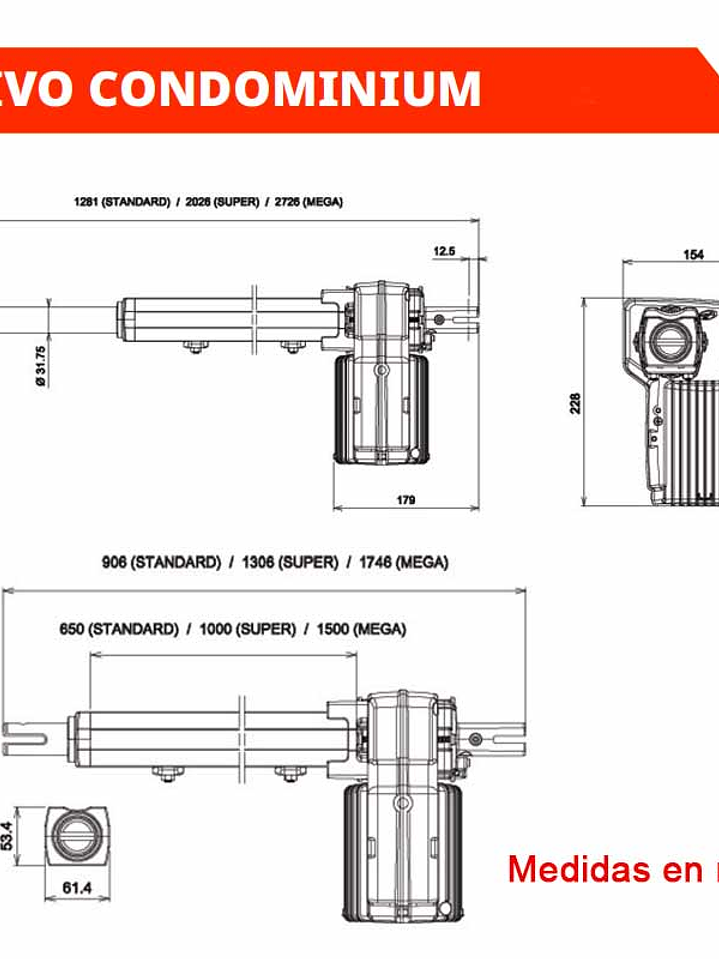 Motor Puerta Batiente Pivo Condominium Super Jetflex Ppa (doble hoja) 5