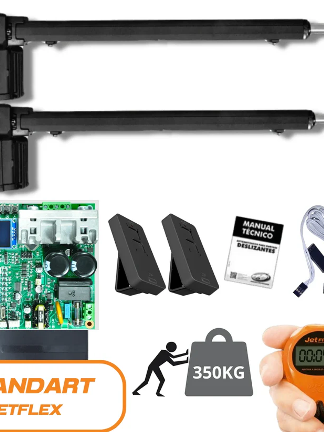 Motor Puerta Batiente Pivo Condominium Super Jetflex Ppa (doble hoja) 6