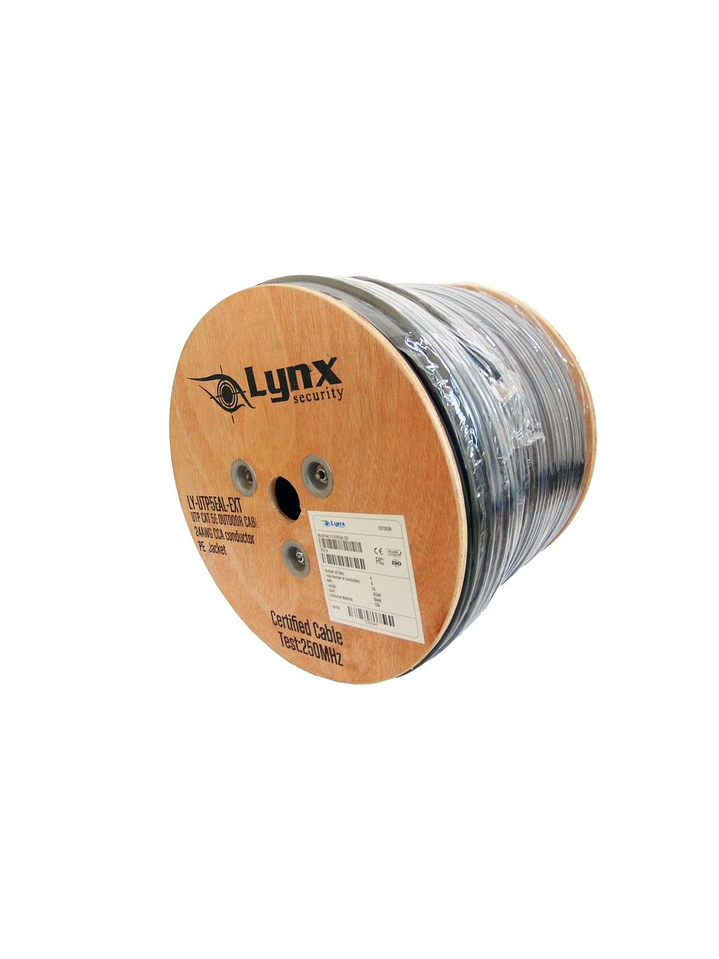 Cable Utp Cat5e Exterior 305m Lynx Security Doble Chaqueta Aleación 1