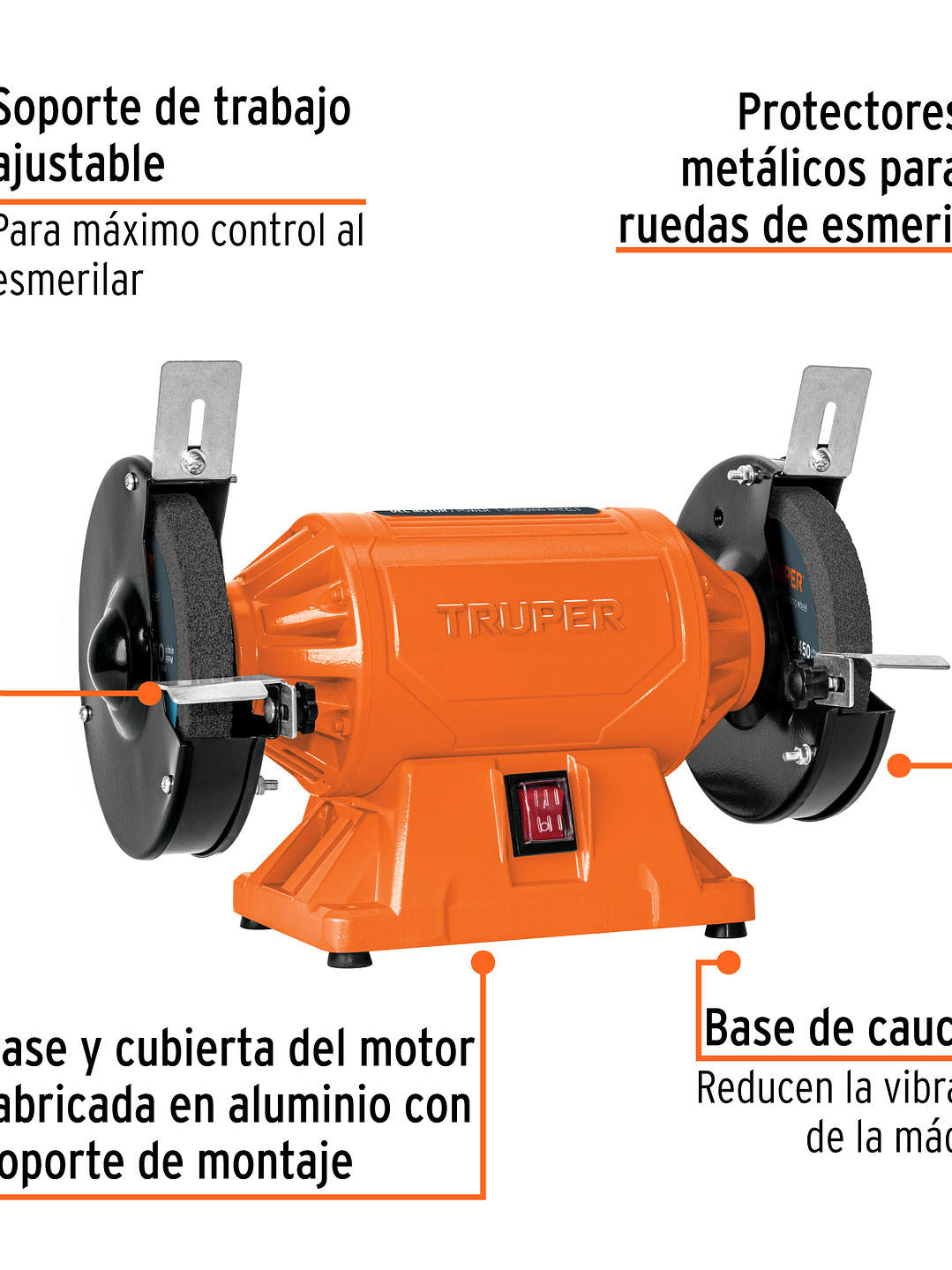 Esmeril de banco de 6