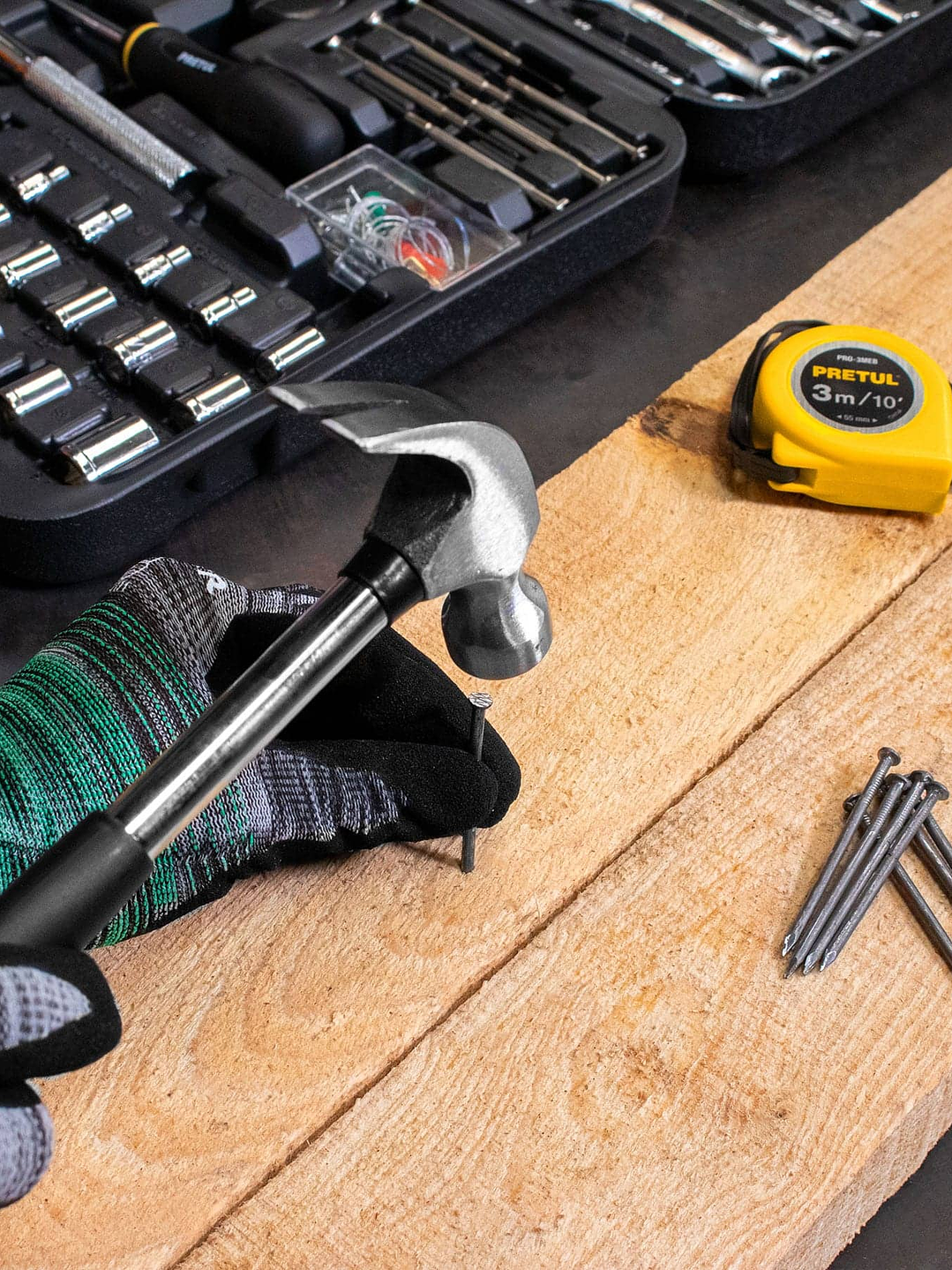 Juego de herramientas, 133 piezas, PRETUL 24223 5