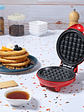 Mini Wafflera Roja home elements hewm513r - Miniatura 4