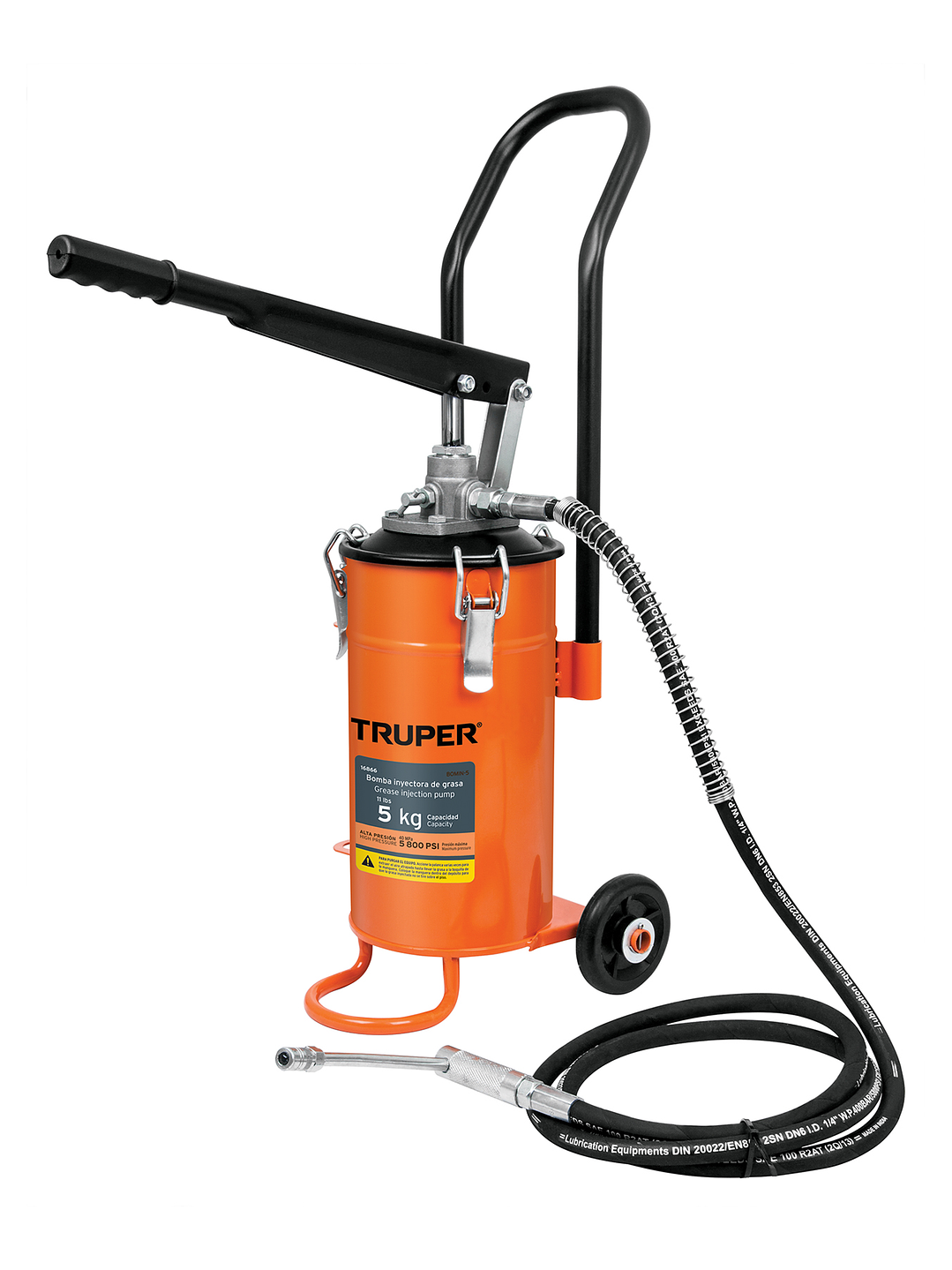 Bomba inyectora de grasa, 5 kg, TRUPER 16866 1