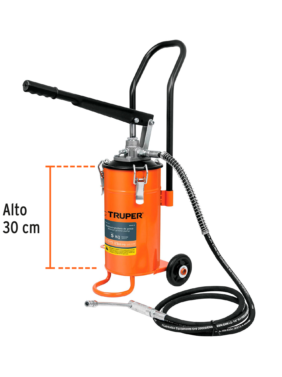 Bomba inyectora de grasa, 5 kg, TRUPER 16866 5