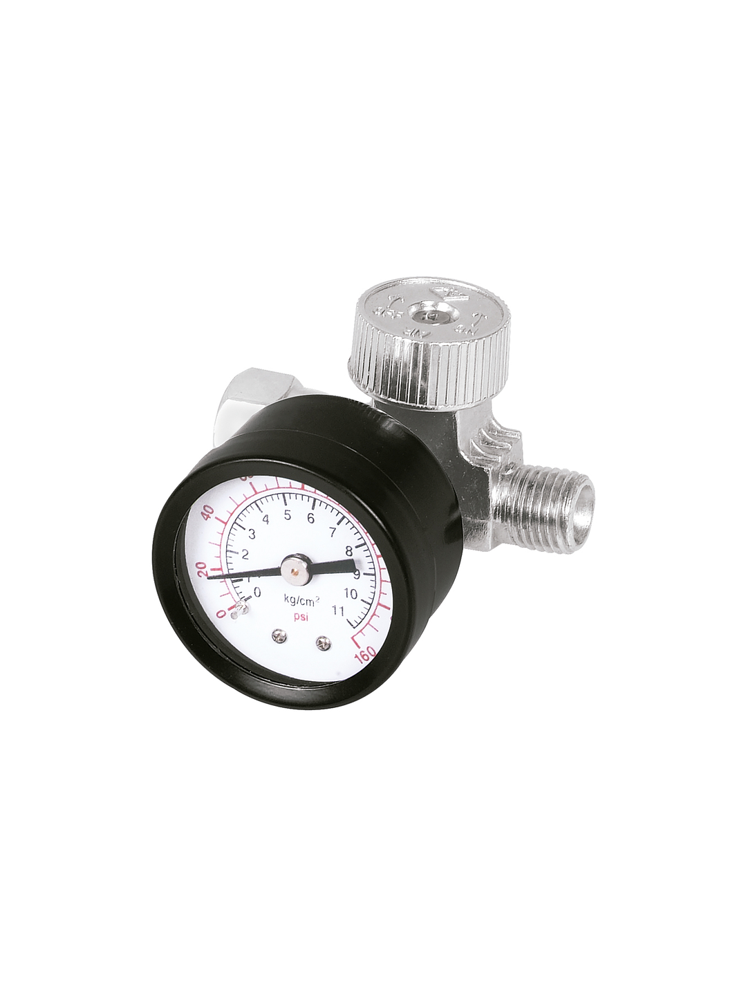 Regulador de aire con manómetro, cuerda 1/4
