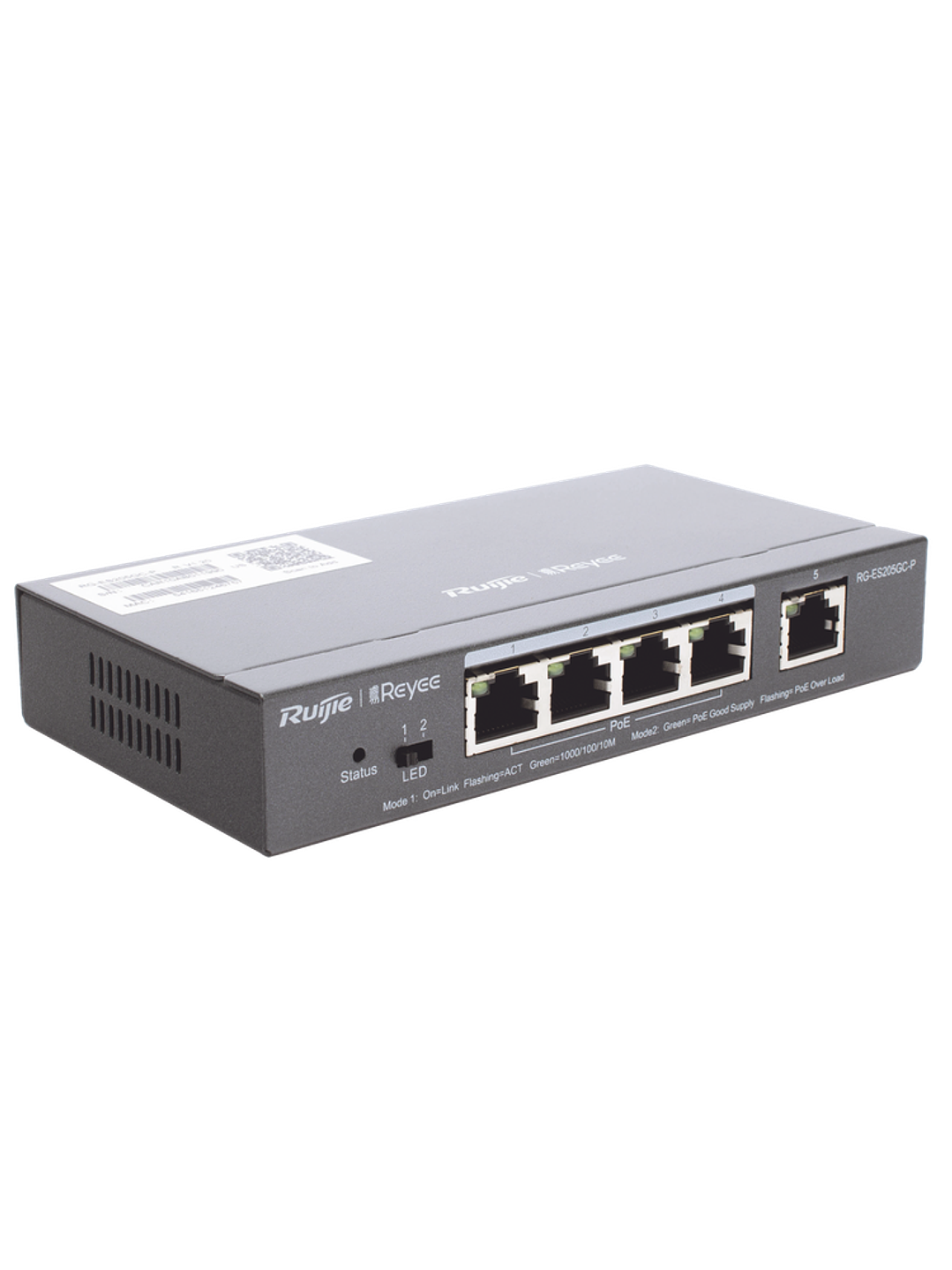 RG-ES205GC-P Switch PoE Inteligente Administrable en la Nube  3