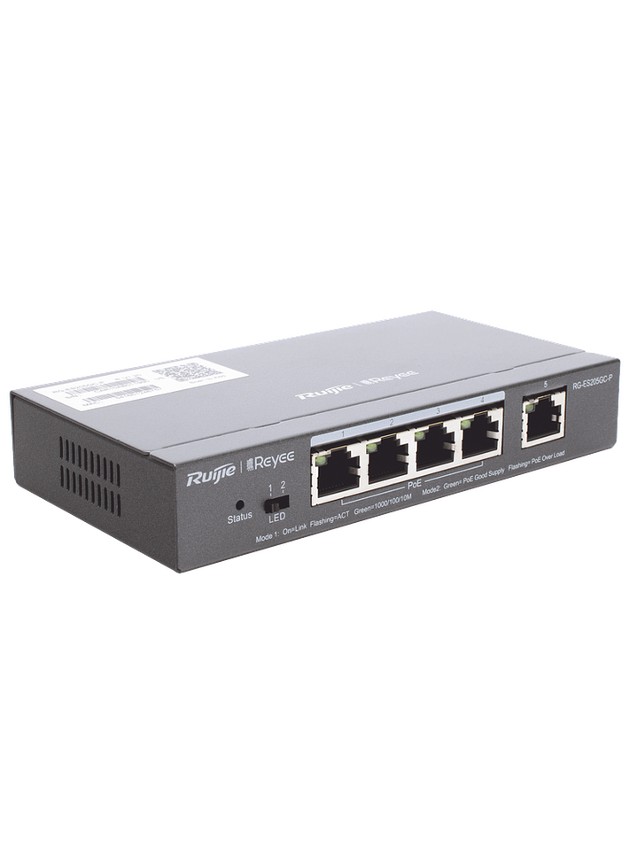RG-ES205GC-P Switch PoE Inteligente Administrable en la Nube  3