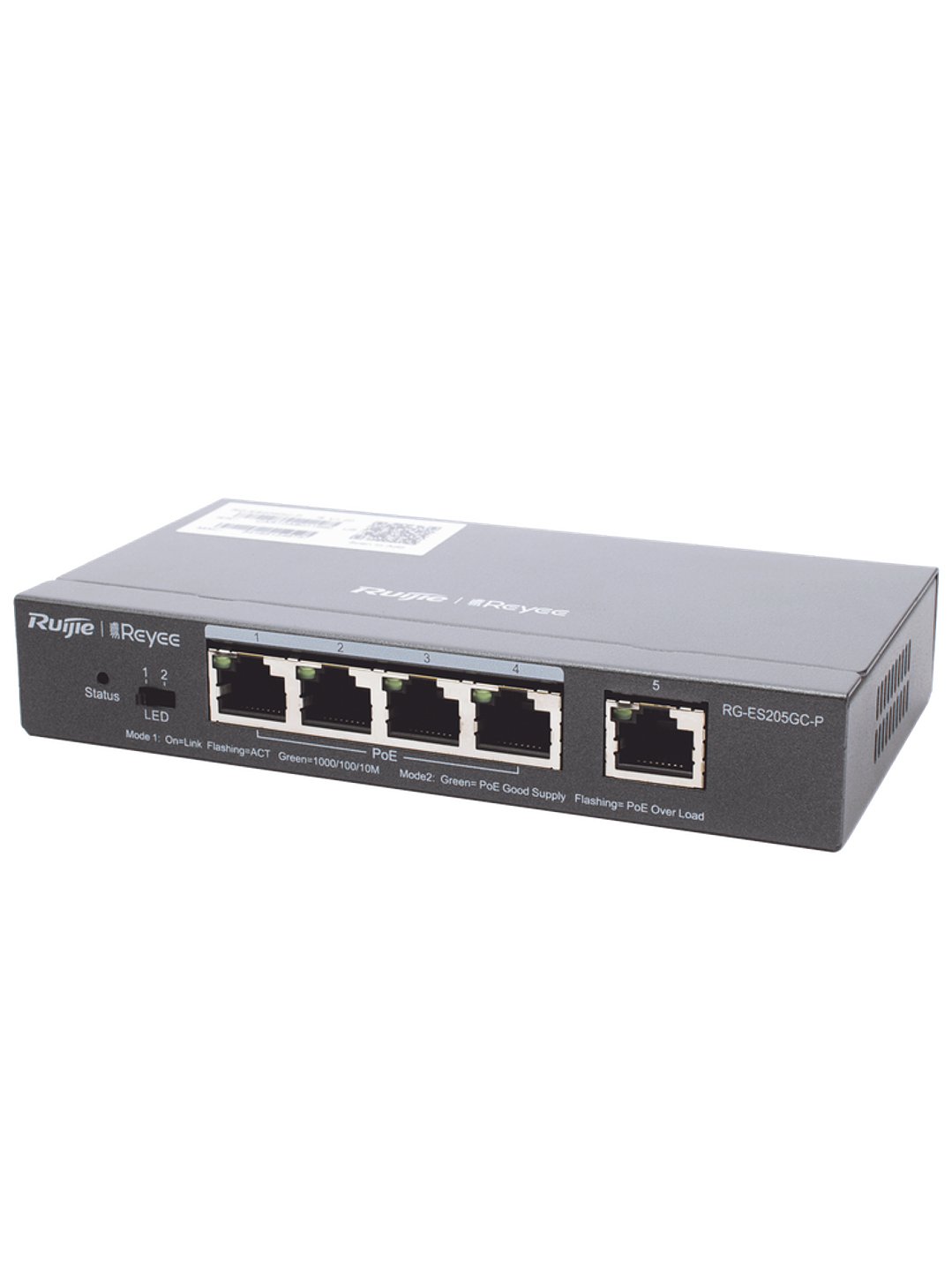 RG-ES205GC-P Switch PoE Inteligente Administrable en la Nube  5