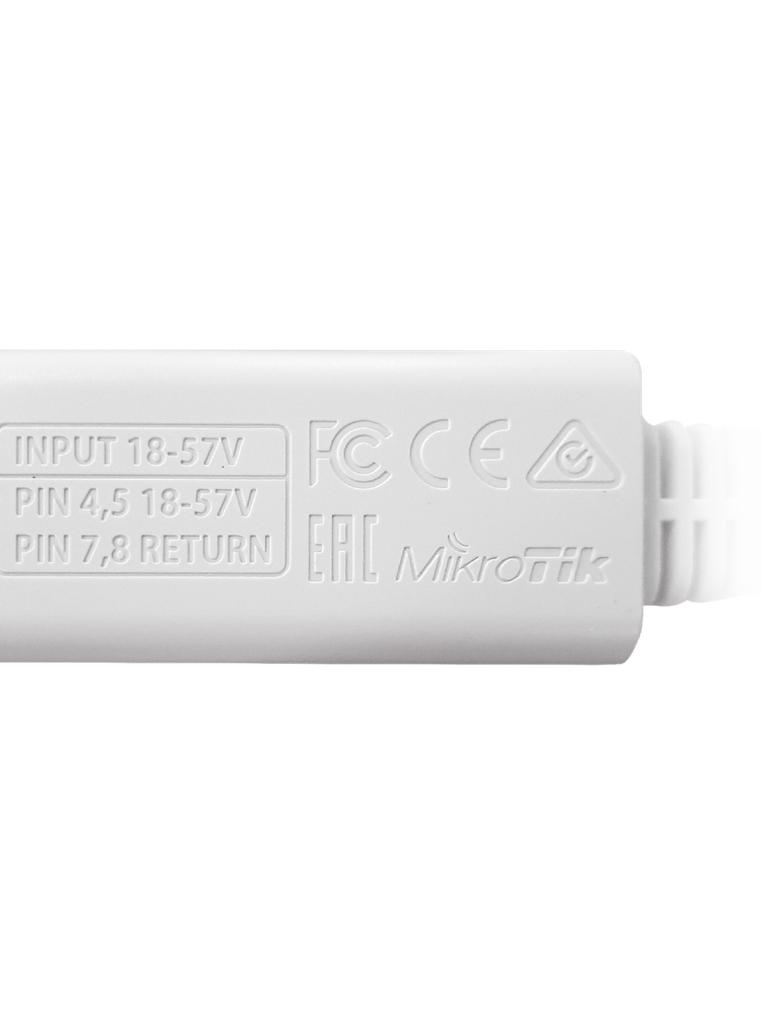 RBGPOE PoE Pasivo para Equipos Mikrotik 10/100/1000 Mbps 3