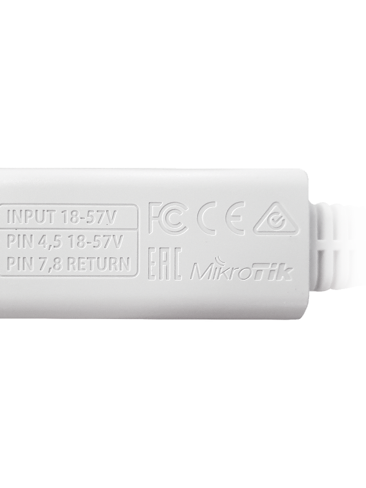 RBGPOE PoE Pasivo para Equipos Mikrotik 10/100/1000 Mbps 3