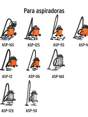 TRUPER 12085 Filtro de cartucho para sólidos, aspiradoras 5, 12 y 16 gal