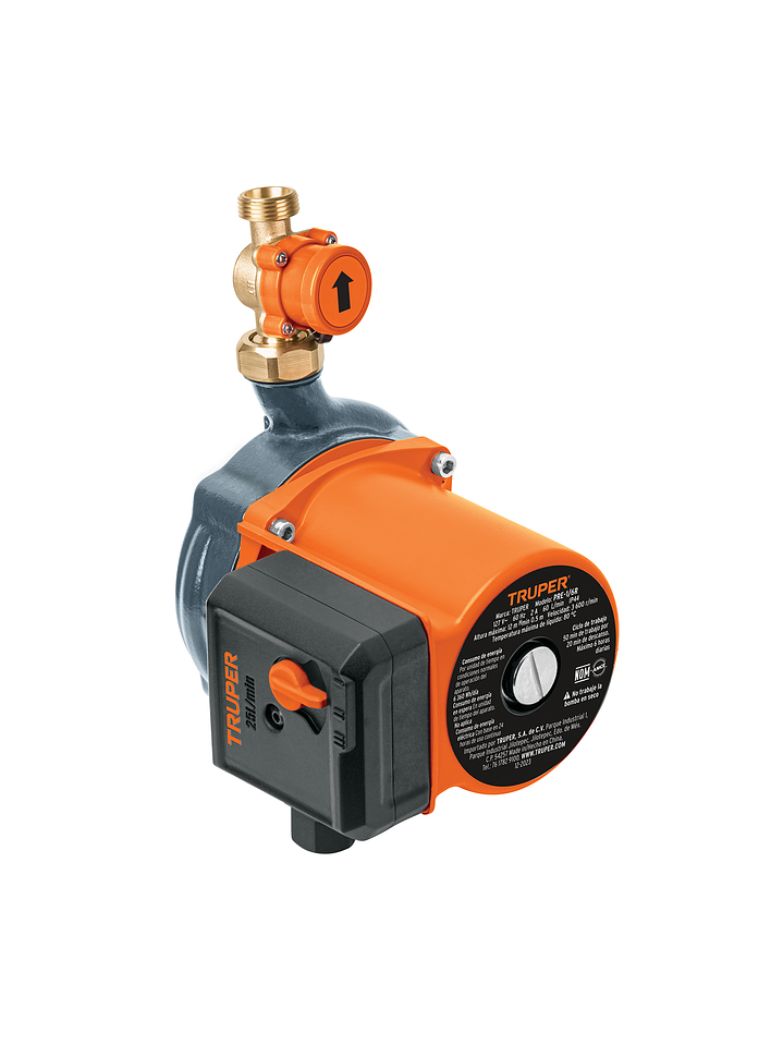 Bomba presurizadora 1/6 HP, con sensor regulable, TRUPER 103355 1