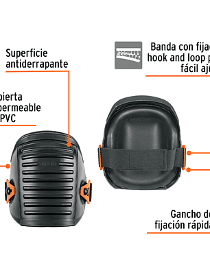 Rodilleras impermeables, para trabajos húmedos, TRUPER