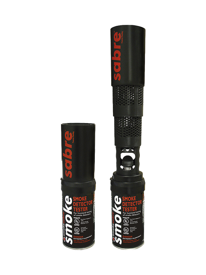 Humo Sintético en Aerosol para Probar Detectores de Humo / en uso manual 1