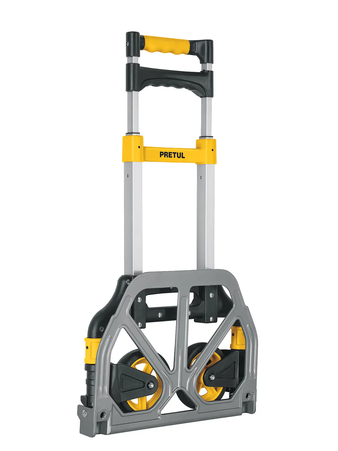 Diablo de carga, plegable de aluminio y base acero, 100 kg 9