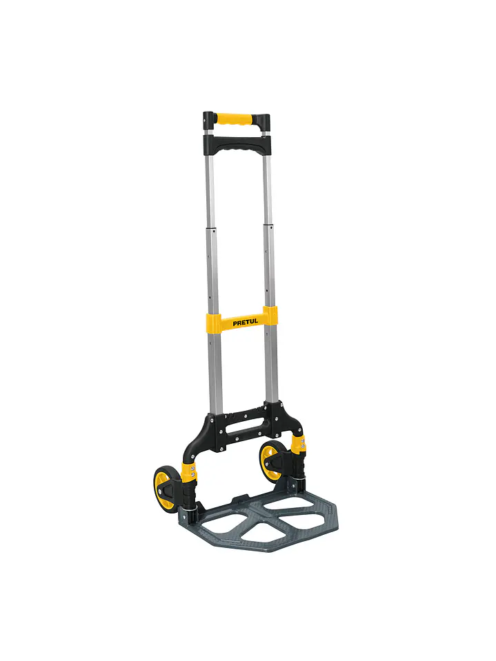 Diablo de carga, plegable de aluminio y base acero, 100 kg 1